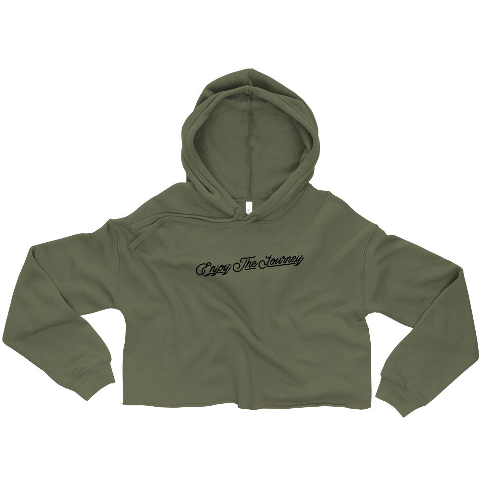 Enjoy The Journey Crop Hoodie